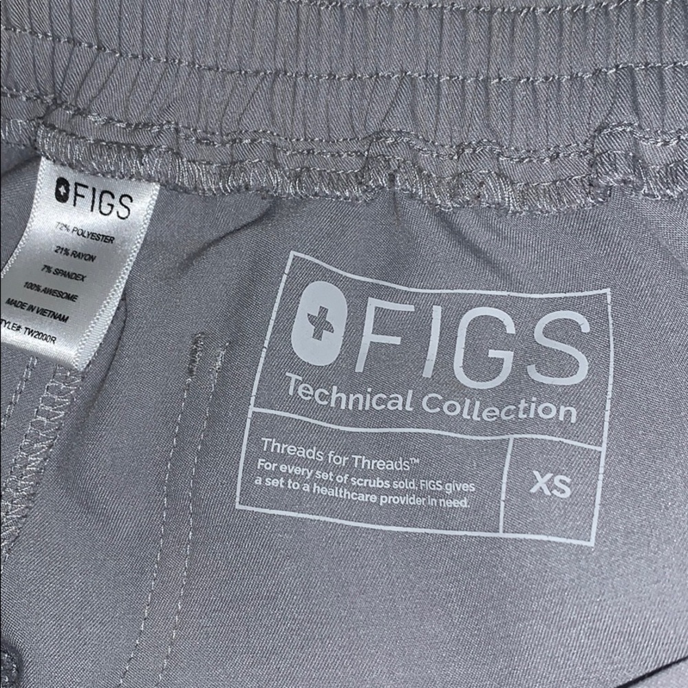 Figs Cement Grey Bottoms (limited edition) - Picture 2 of 2